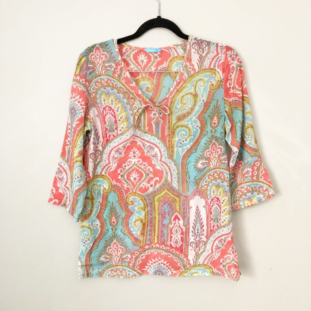 J. McLaughlin swim cover up size small
